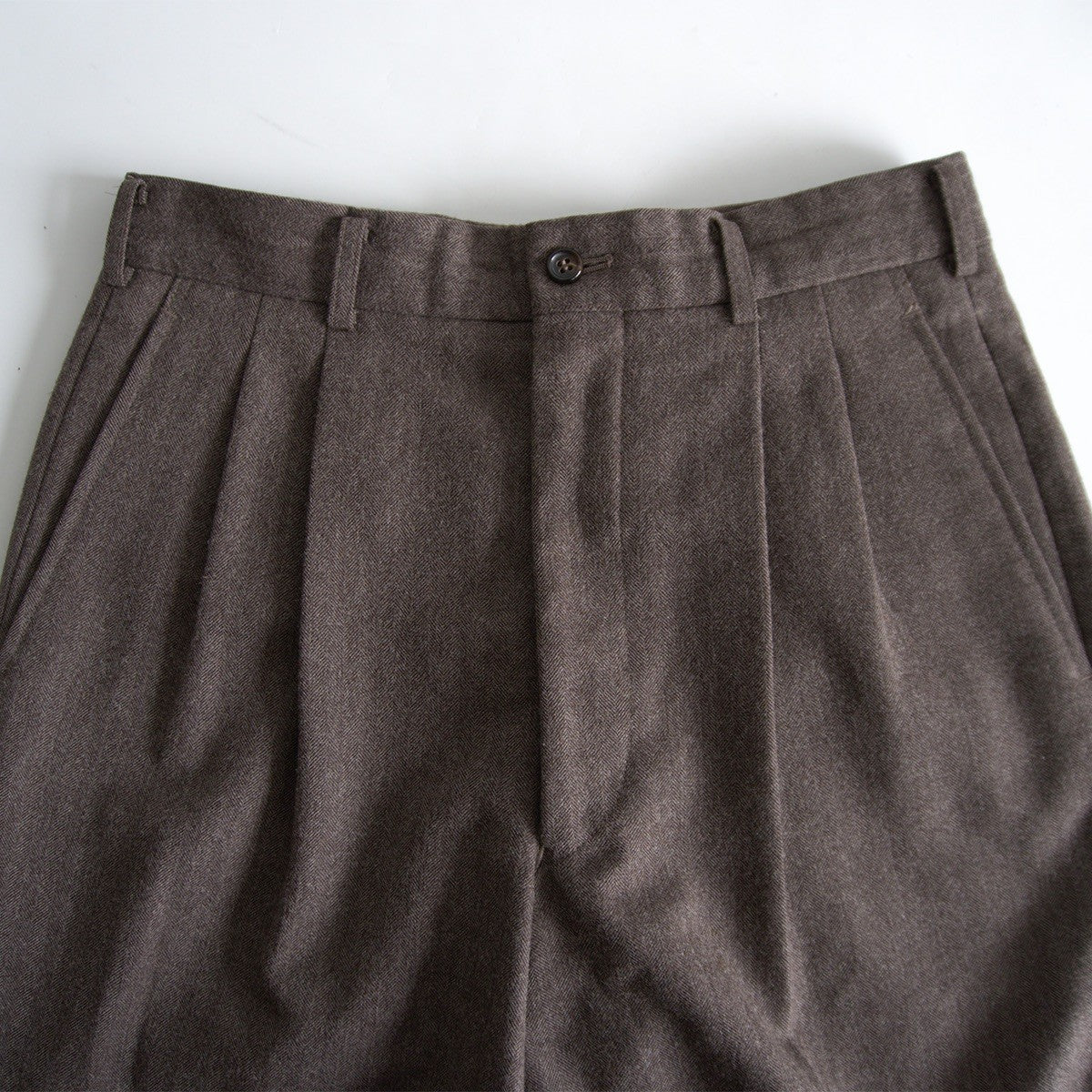 COMME des GARCONS HOMME 90s 2-Pleat Trousers Brown Size 32