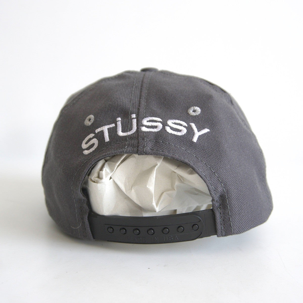 OLD STUSSY 90s USA Chanel Logo Baseball Cap Size ONE SIZE