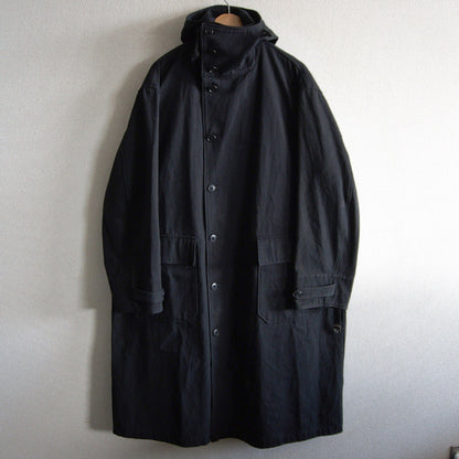 Y's for men Hooded Cotton Long Coat Size M