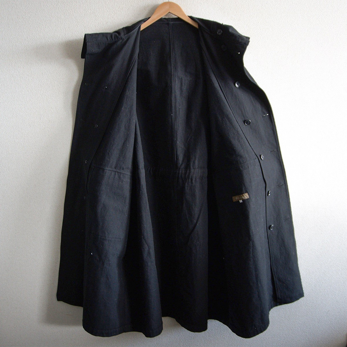 Y's for men Hooded Cotton Long Coat Size M