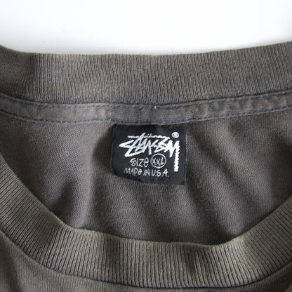 OLD STUSSY 80s Made in USA Double-Sided Print Size XXL