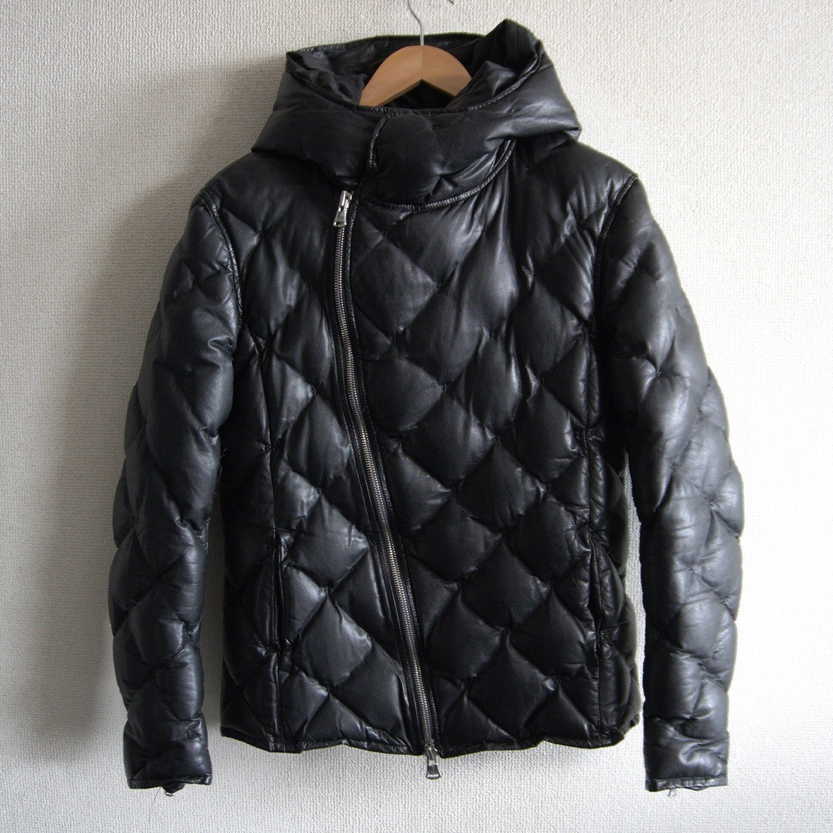 ISAMU KATAYAMA BACKLASH Kangaroo Leather Down Jacket Size L