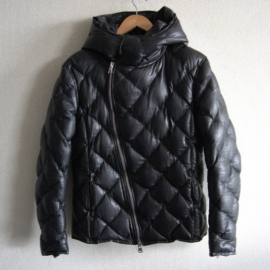 ISAMU KATAYAMA BACKLASH Kangaroo Leather Down Jacket Size L