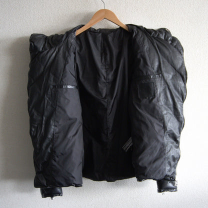 ISAMU KATAYAMA BACKLASH Kangaroo Leather Down Jacket Size L