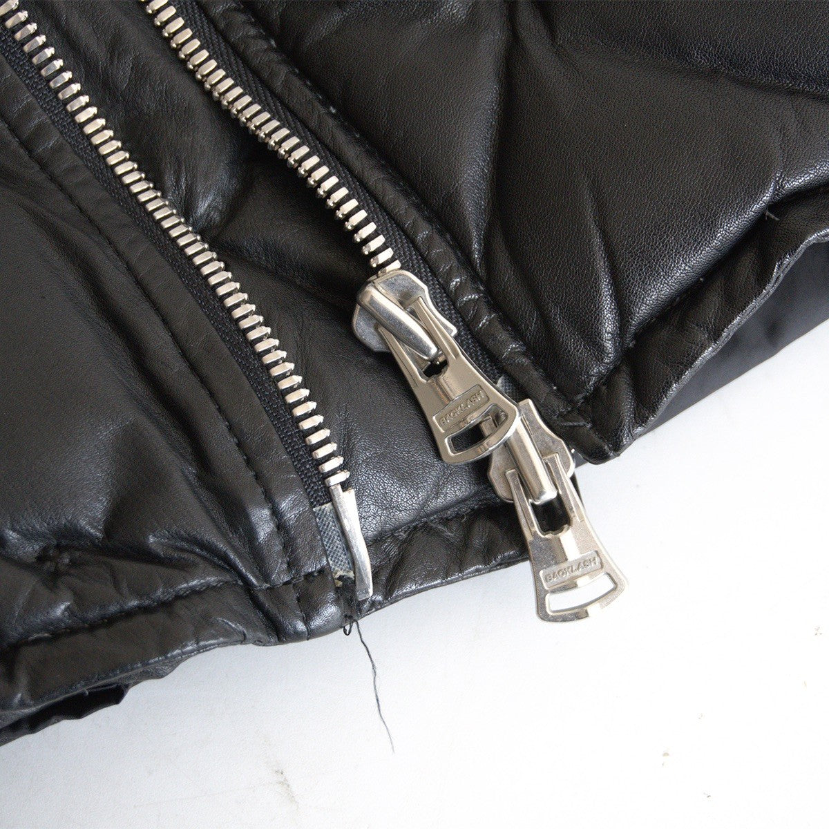 ISAMU KATAYAMA BACKLASH Kangaroo Leather Down Jacket Size L