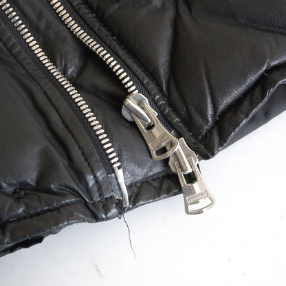 ISAMU KATAYAMA BACKLASH Kangaroo Leather Down Jacket Size L