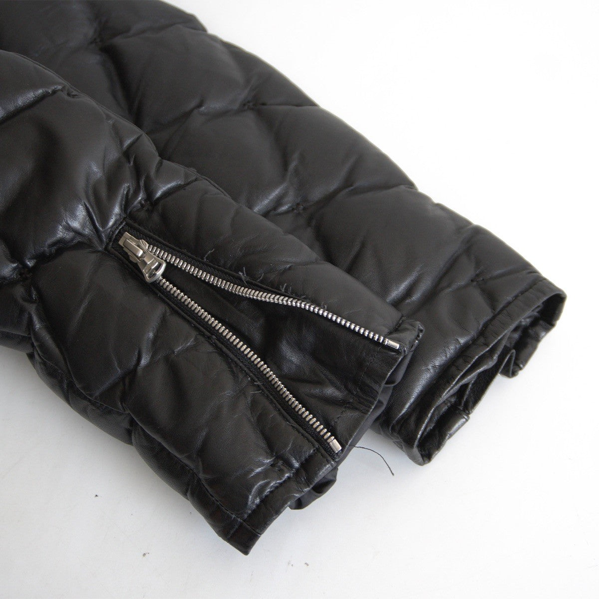 ISAMU KATAYAMA BACKLASH Kangaroo Leather Down Jacket Size L