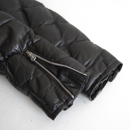 ISAMU KATAYAMA BACKLASH Kangaroo Leather Down Jacket Size L