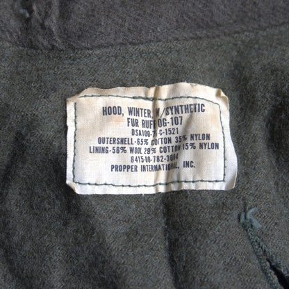 US ARMY 70s M-65 Fishtail Mod Parka Full Set Size M