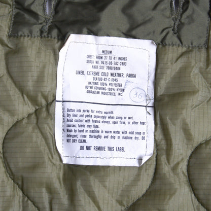 US ARMY 70s M-65 Fishtail Mod Parka Full Set Size M