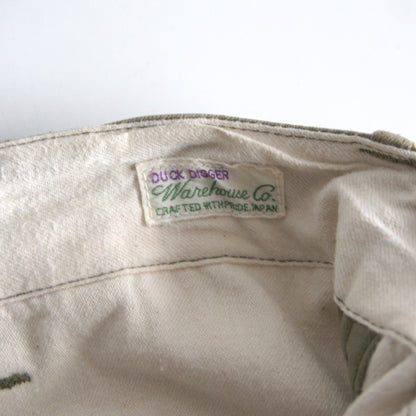 WAREHOUSE Lot.1082 Selvedge Chino Duck Digger Size 34