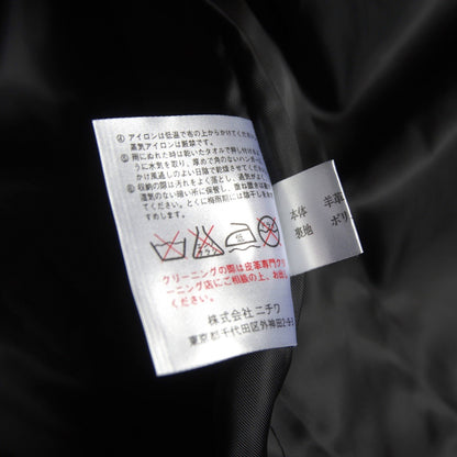 WIND ARMOR Quilted Leather Coat Black Size 4L