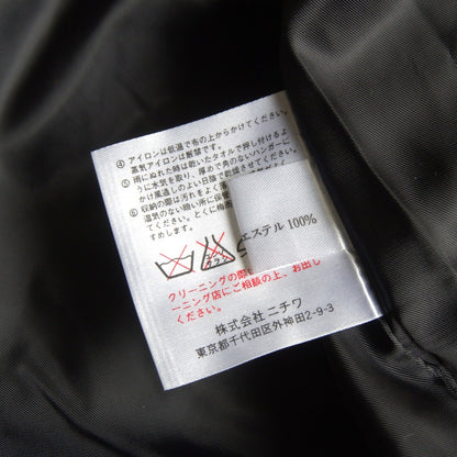 WIND ARMOR Quilted Leather Coat Black Size 4L