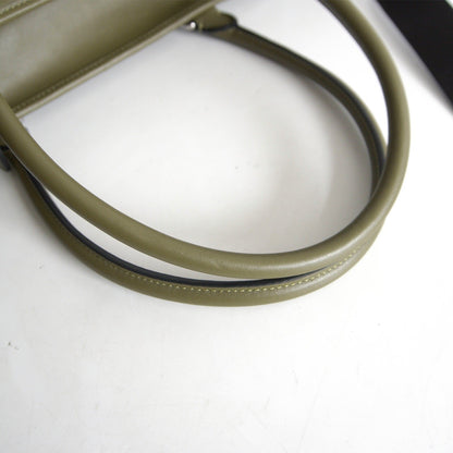 COACH Nathan Leather 2-Way Tote Bag Green Size ONE SIZE