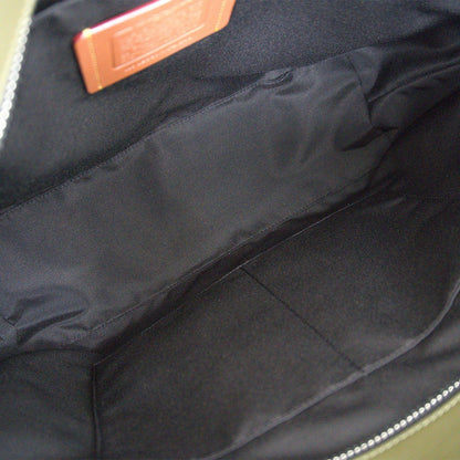 COACH Nathan Leather 2-Way Tote Bag Green Size ONE SIZE