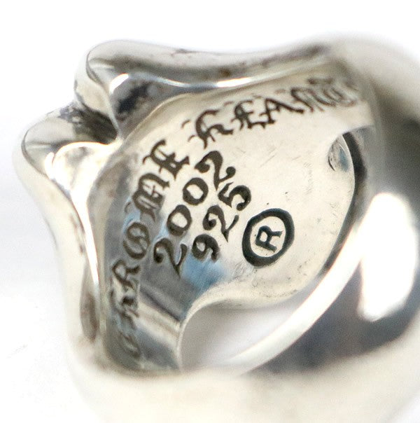 CHROME HEARTS SV925 Lip & Tongue Ring Silver Size JP 17