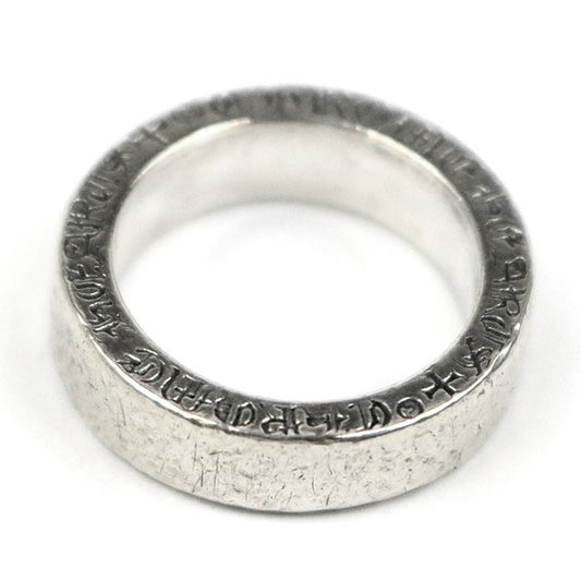 CHROME HEARTS Plain 6mm Spacer Ring SV925 Size JP 11