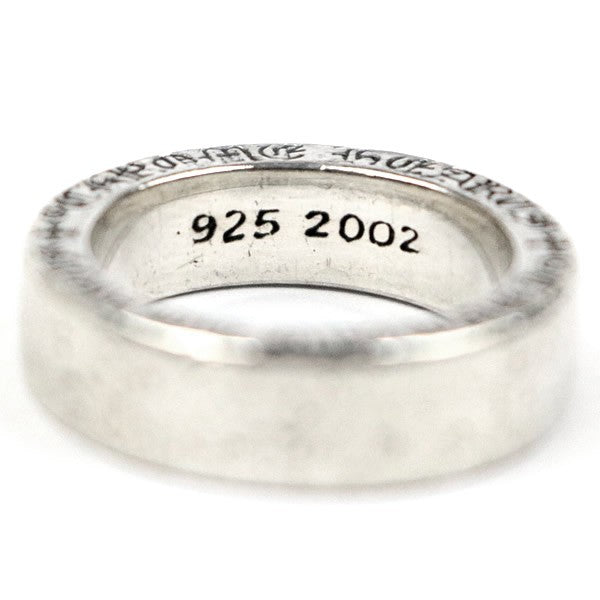 CHROME HEARTS Plain 6mm Spacer Ring SV925 Size JP 11