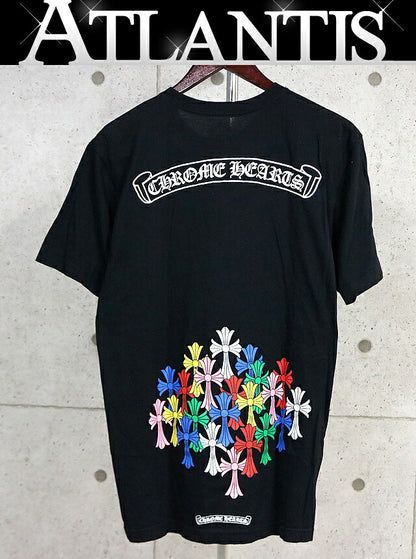 CHROME HEARTS Cemetery Cross Multi Print Tee Black Size L