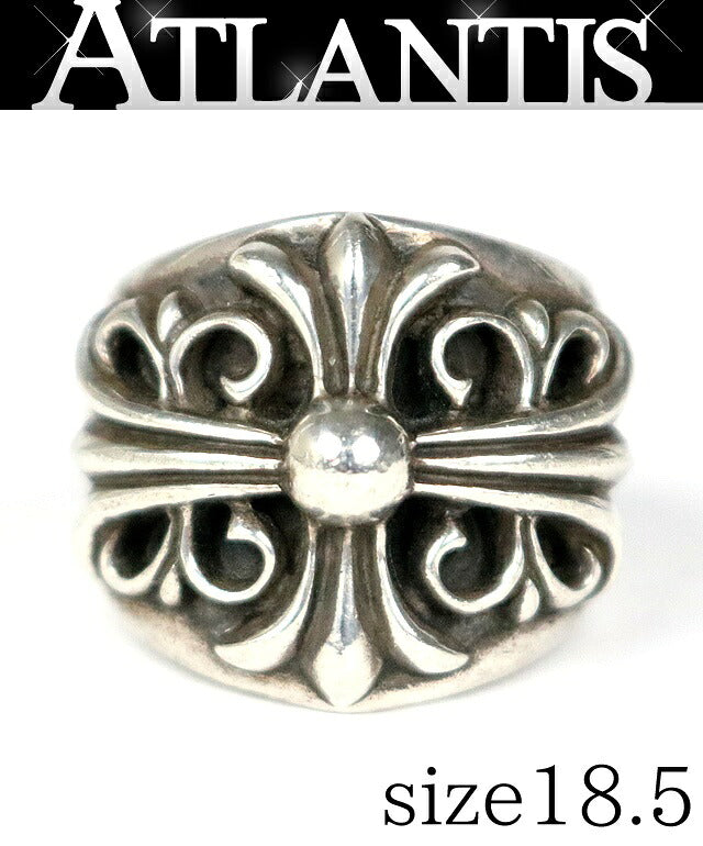 CHROME HEARTS Keeper Ring 925 Silver Size JP 18.5