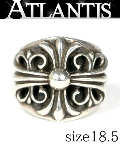 CHROME HEARTS Keeper Ring 925 Silver Size JP 18.5