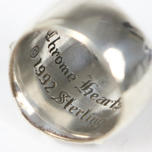 CHROME HEARTS Keeper Ring 925 Silver Size JP 18.5