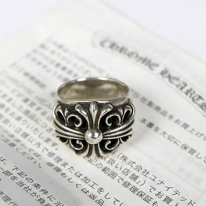 CHROME HEARTS Keeper Ring 925 Silver Size JP 18.5
