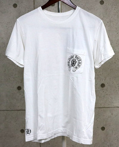 CHROME HEARTS American Flag Vine Dagger T-Shirt White Size M