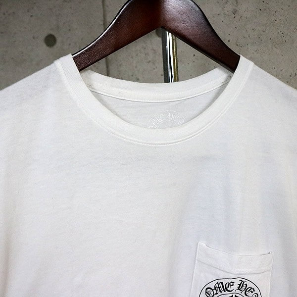 CHROME HEARTS American Flag Vine Dagger T-Shirt White Size M