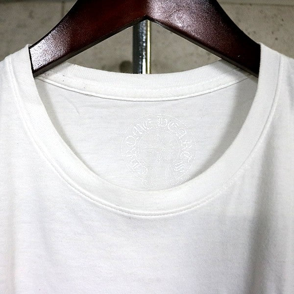 CHROME HEARTS American Flag Vine Dagger T-Shirt White Size M