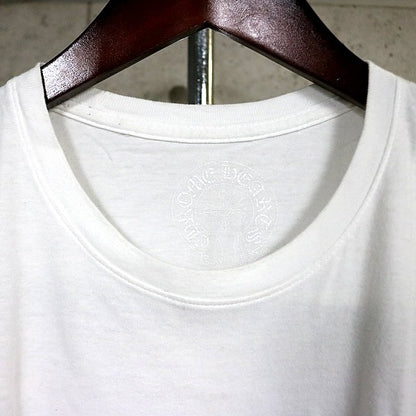 CHROME HEARTS American Flag Vine Dagger T-Shirt White Size M
