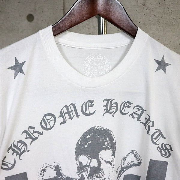 CHROME HEARTS Foti Harriss Teeter T-Shirt White Size M