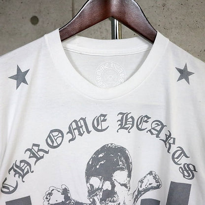 CHROME HEARTS Foti Harriss Teeter T-Shirt White Size M