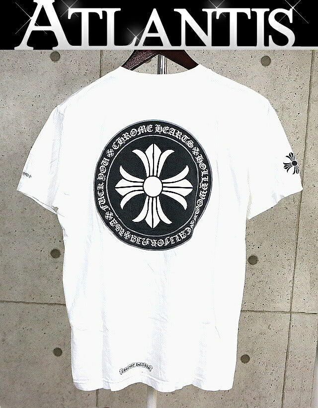 CHROME HEARTS CH Plus Logo T-Shirt White Size M