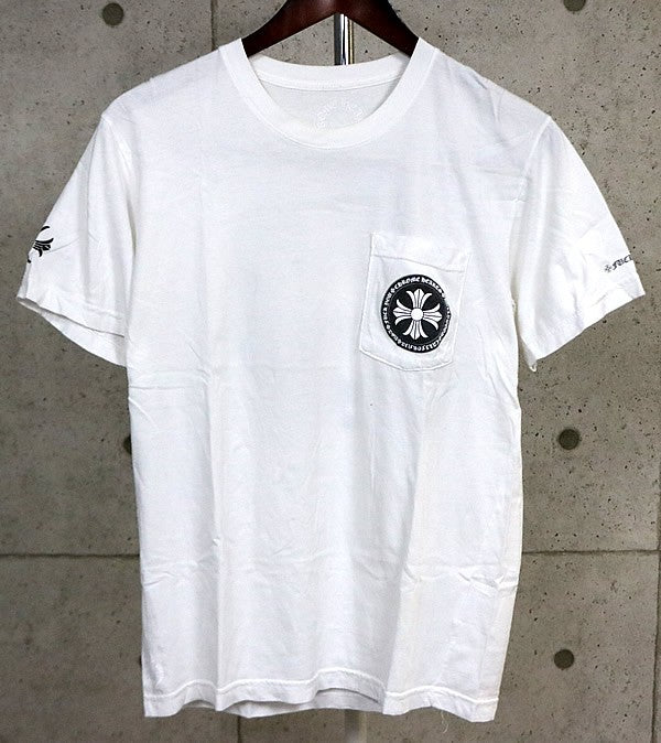 CHROME HEARTS CH Plus Logo T-Shirt White Size M