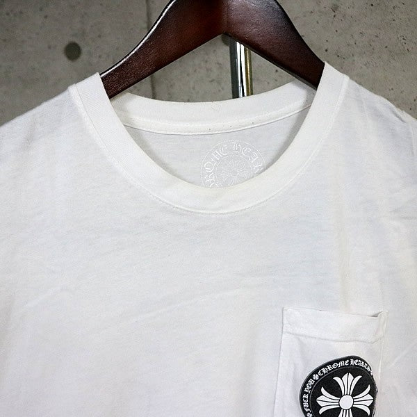 CHROME HEARTS CH Plus Logo T-Shirt White Size M
