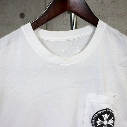 CHROME HEARTS CH Plus Logo T-Shirt White Size M