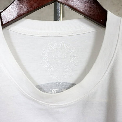 CHROME HEARTS CH Plus Logo T-Shirt White Size M