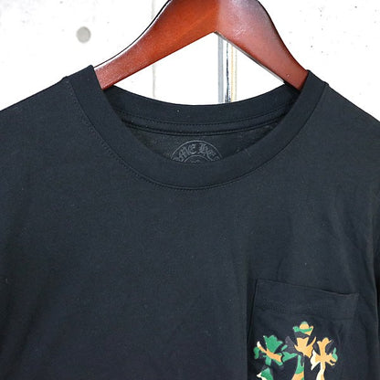 CHROME HEARTS Camo Horseshoe Cemetery Long Black Camo Size M