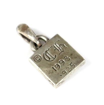 CHROME HEARTS Framed CH Plus Charm Pendant Silver