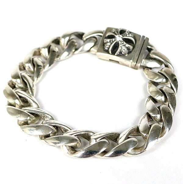CHROME HEARTS Classic Link Pave Diamond Box ID Bracelet