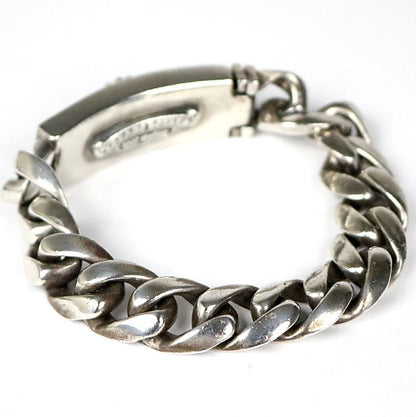 CHROME HEARTS Classic Link Floral Cross ID Bracelet