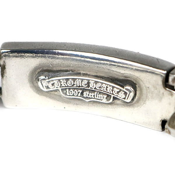 CHROME HEARTS Classic Link Floral Cross ID Bracelet