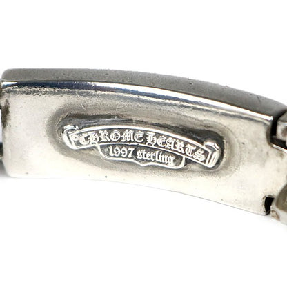 CHROME HEARTS Classic Link Floral Cross ID Bracelet
