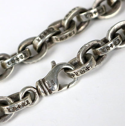 CHROME HEARTS Large Paper Chain Silver Necklace 20