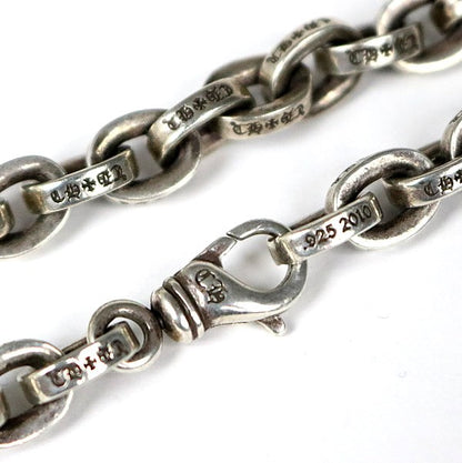 CHROME HEARTS Large Paper Chain Silver Necklace 20