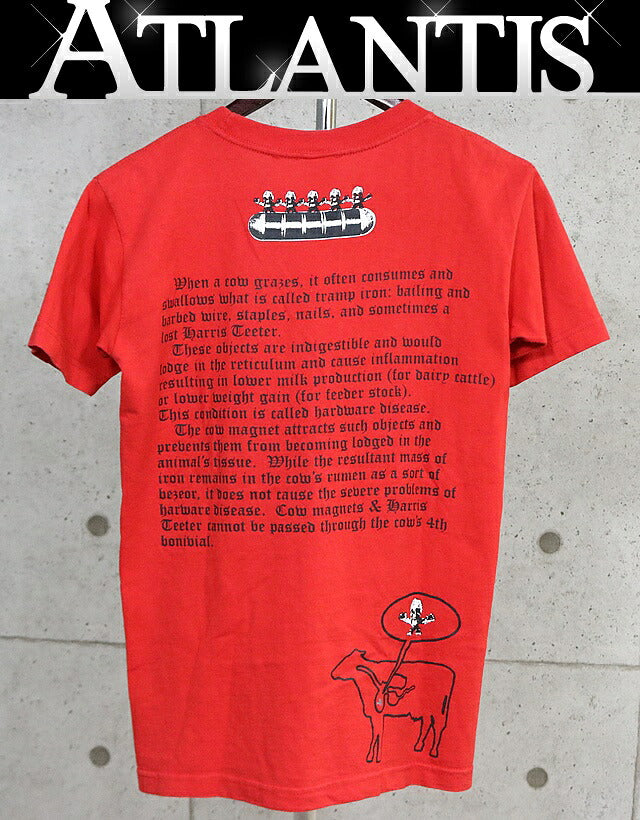 CHROME HEARTS FOTI Print T-Shirt Red Size S