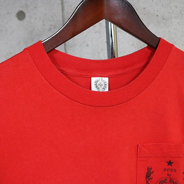 CHROME HEARTS FOTI Print T-Shirt Red Size S