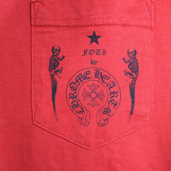 CHROME HEARTS FOTI Print T-Shirt Red Size S