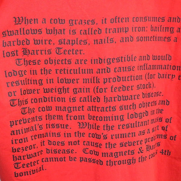 CHROME HEARTS FOTI Print T-Shirt Red Size S